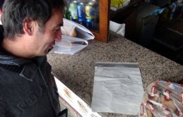 Soyduğu iş yerine not bıraktı