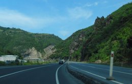 Trabzon Maçka yolunda çalışma. 2 Aralık 2018