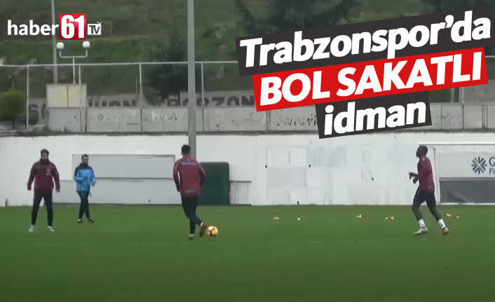 Trabzonspor'da bol sakatlı idman