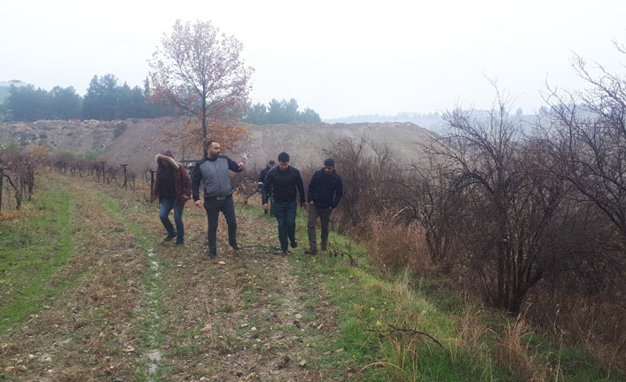 Dere yatağından gelen çığlık sesi polisi alarma geçirdi