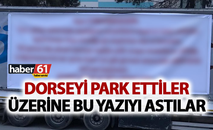 Trabzon’da Dorseli protesto