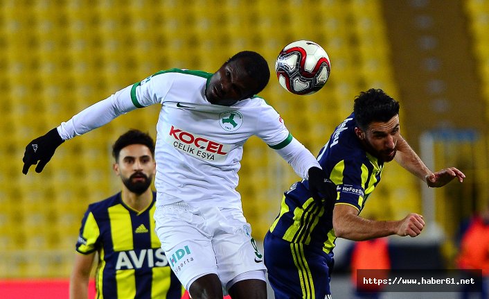 Giresunspor Fenerbahçe'ye mağlup oldu