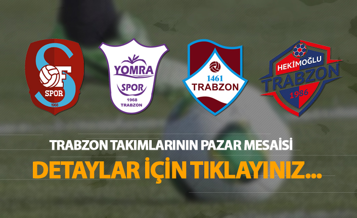 Trabzon Takımlarından 1 Galibiyet, 2 Beraberlik, 1 Mağlubiyet