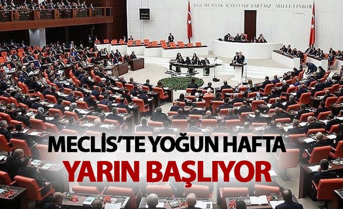 Meclis'te yoğun hafta - Bütçe maratonu başlıyor