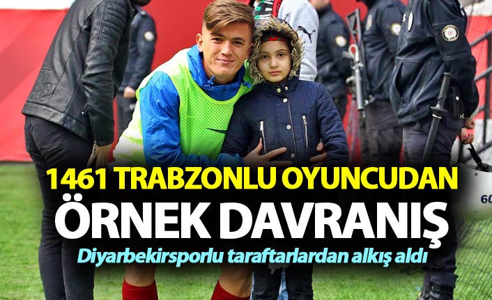1461 Trabzonlu oyuncudan örnek davranış