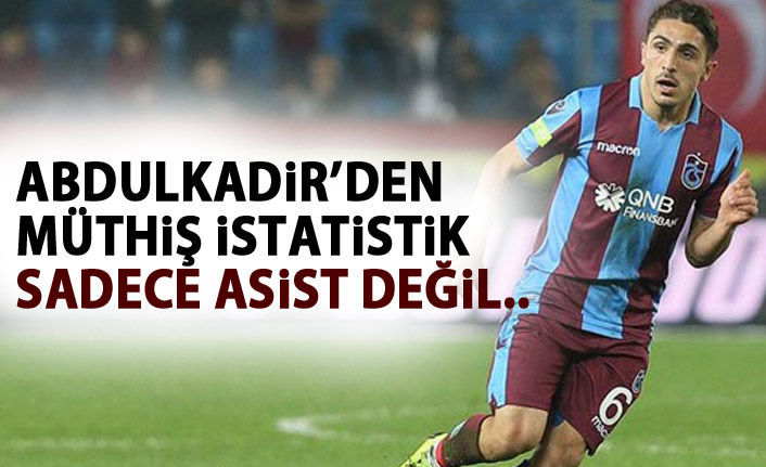 Abdulkadir'den müthiş istatistik!