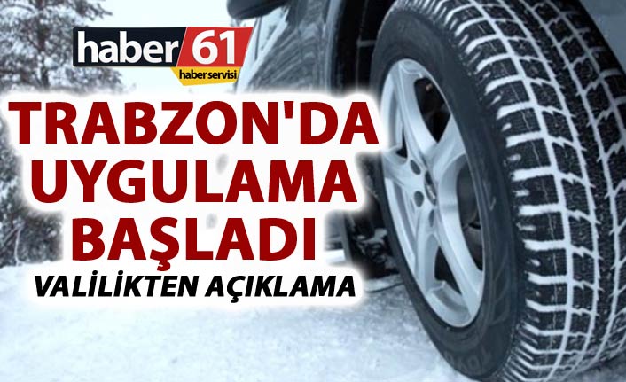 Trabzon'da uygulama başladı - Valilikten açıklama