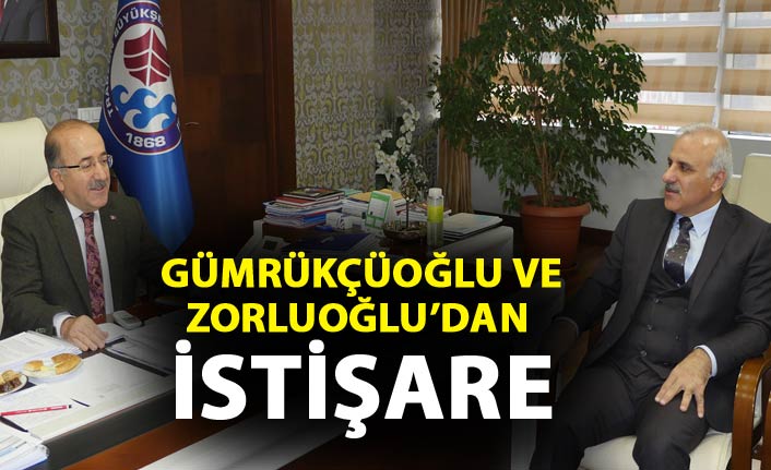 Gümrükçüoğlu ve Zorluoğlu’dan istişare