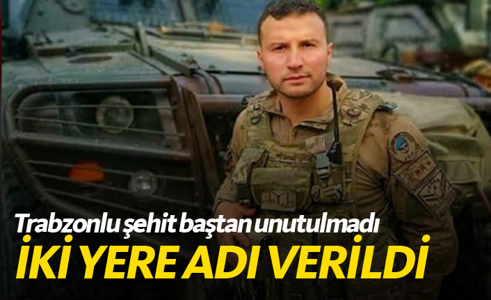 Trabzonlu şehit Bahattin Baştan unutulmadı