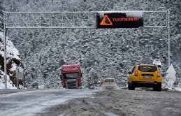 Trabzon Gümüşhane yolunda çalışma - 12.12.2018