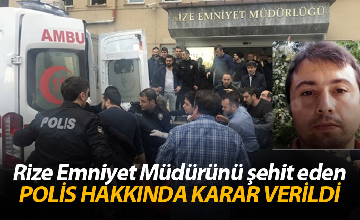 Emniyet müdürü Altuğ Verdi'yi şehit eden zanlı tutuklandı