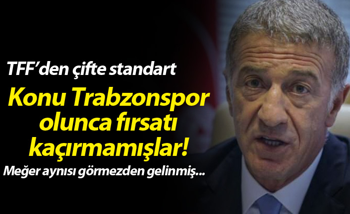 TFF'den çifte standart! Trabzonspor'a ceza kesildi ama...
