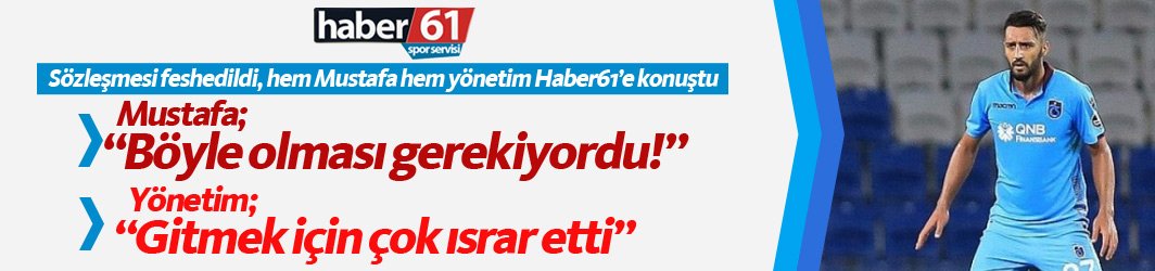 Mustafa Akbaş'ın sözleşmesi neden feshedildi? İki taraftan da açıklama geldi...