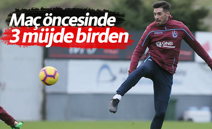 Trabzonspor'a 3 müjde birden