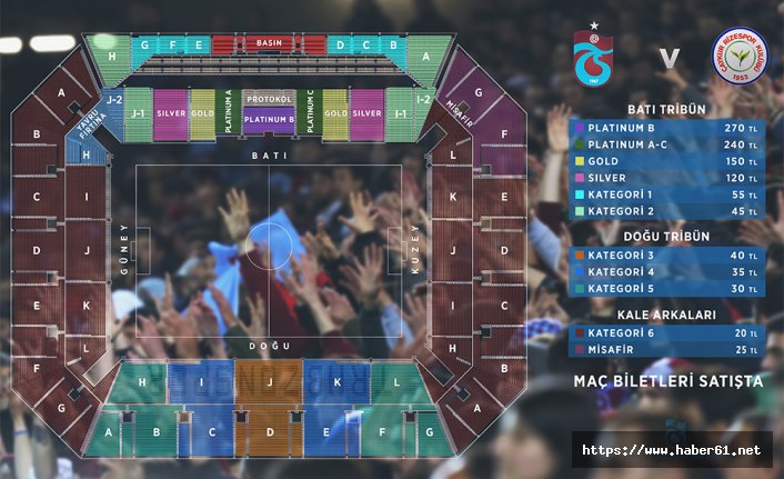 Trabzonspor - Rizespor maçı biletleri satışa çıktı