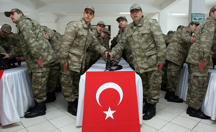 Bayburt'ta bedelli erler yemin etti