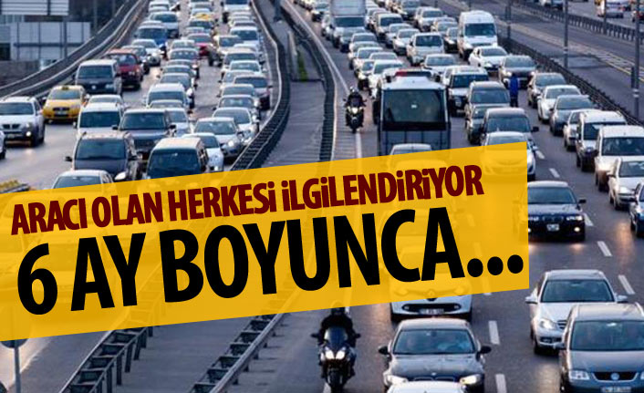 Trafik sigortasına 6 ay zam yok!