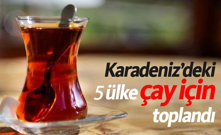 5 ülke çay için bir araya geldi