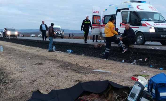 Yozgat'ta Yolcu otobüsü devrildi! 1 kişi öldü, 20 kişi yaralandı.