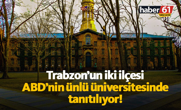 Trabzon'un iki ilçesi ABD'de tanıtılıyor!