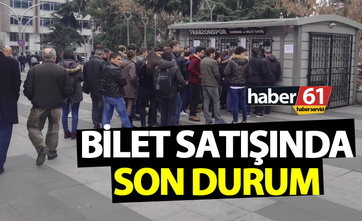 Trabzonspor Çaykur Rizespor maçı için kaç bilet satıldı?