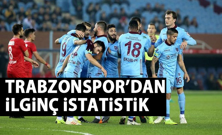 Trabzonspor'dan ilginç istatistik