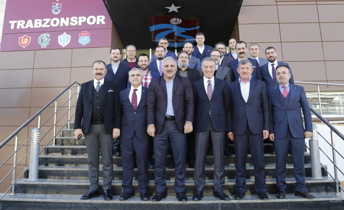 Zorluoğlu ve Revi Trabzonspor'u ziyaret etti