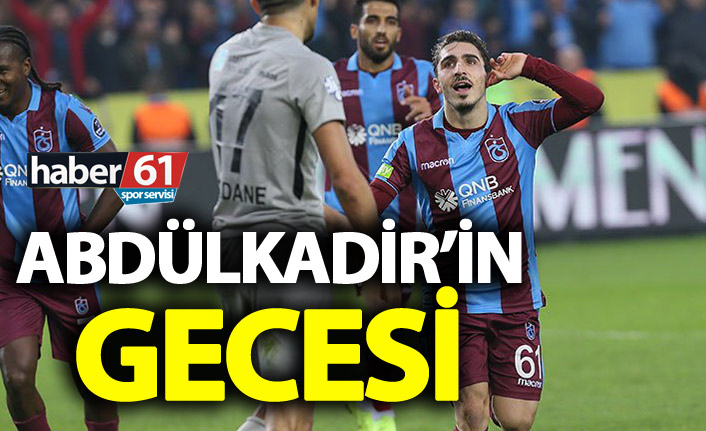 Abdülkadir Golünü attı 23 Aralık 2018