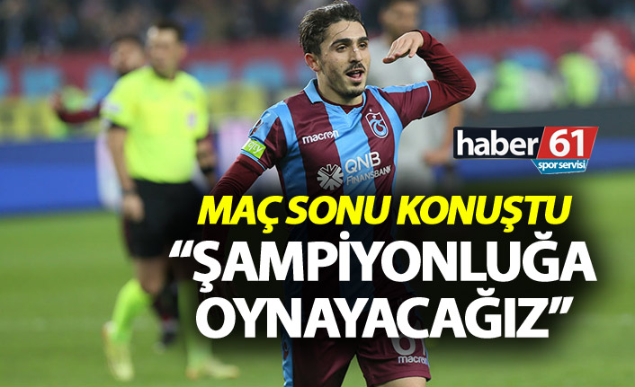 Abdülkadir Ömür: Trabzonspor’da hedefim şampiyonluk ve ardından Avrupa