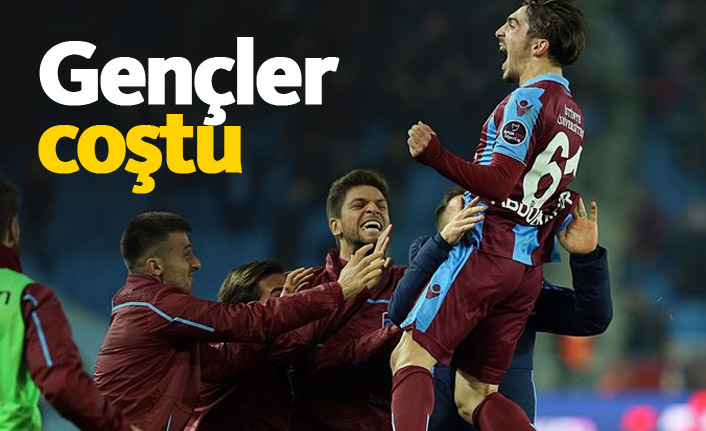 Trabzonspor'da gençler yine parladı