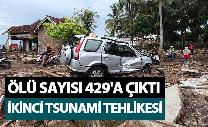 Endonezya'daki tsunamide ölü sayısı 429'a çıktı