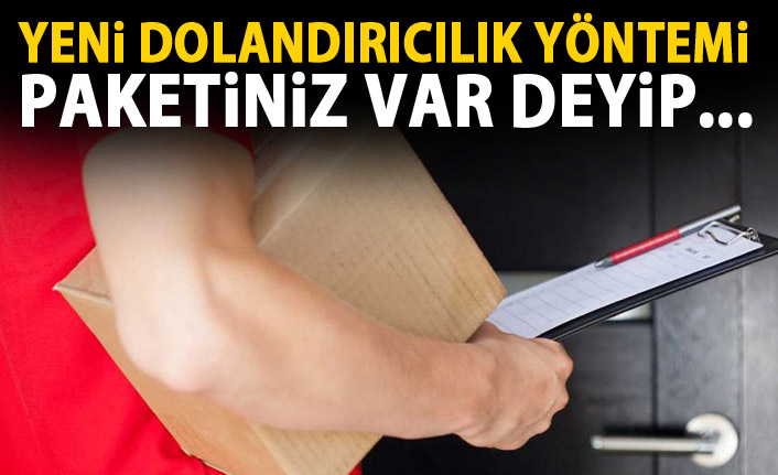 Dolandırıcıların yeni yöntemi kuryecilik