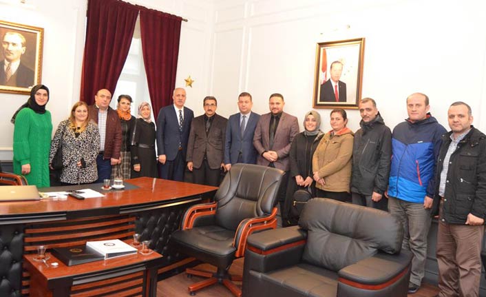 'Biz Anadoluyuz’ ekibinden Kaymakam Toğan'a ziyaret