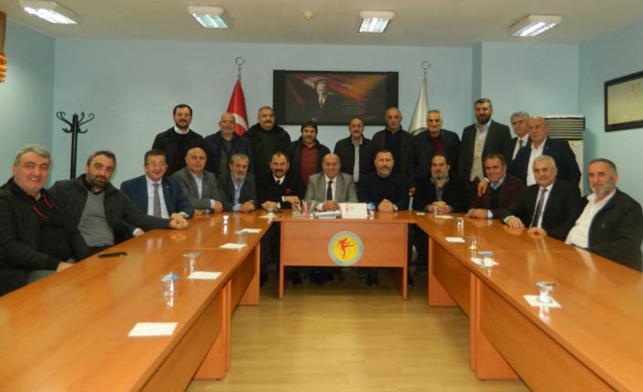 Trabzonspor yöneticilerinden ASKF’ye ziyaret