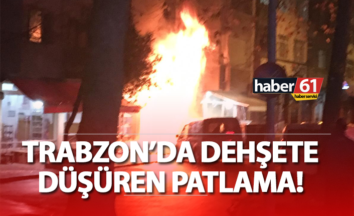 Trabzon’da tüp patlaması: 6 yaralı, 2 daire zarar gördü