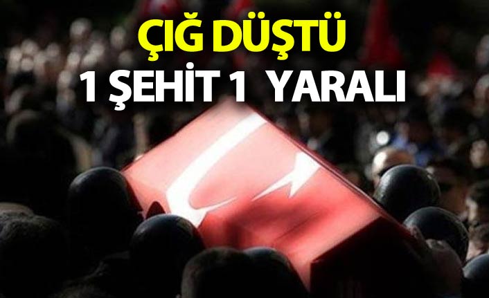 Çığ düştü - 1 şehit 1 yaralı