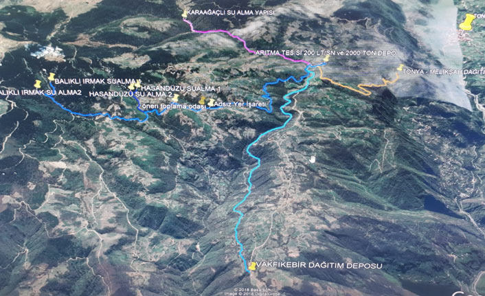 Vakfıkebir ve Tonya'ya içme suyu tesisi