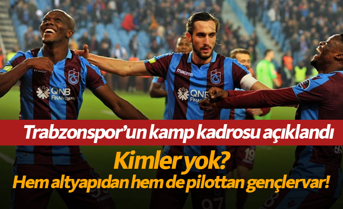 Trabzonspor’un Antalya kamp kadrosu açıklandı: 10 genç oyuncu dahil edildi