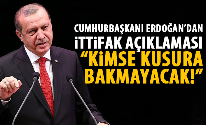 Cumhurbaşkanı Erdoğan'dan Cumhur İttifaı açıklaması!