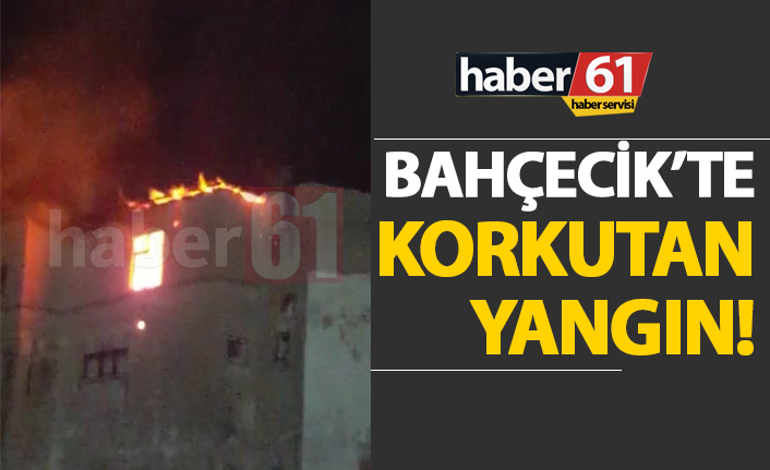 Bahçecik'te korkutan yangın!