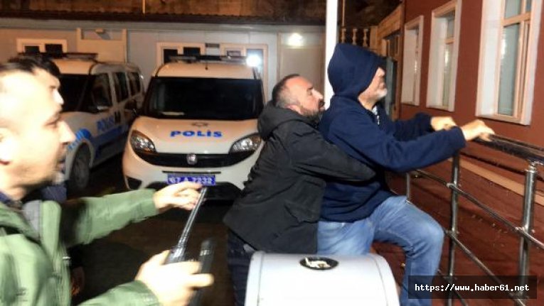 Gece yarısı dehşet anları! 2 yaşındaki kızını rehin aldı