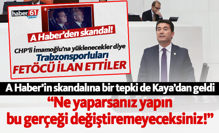 Trabzonsporlular'ı FETÖ'cü gösteren A Haber'e bir tepki daha!