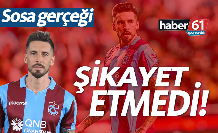 Sosa ve Kucka Trabzonspor’u şikayet etmedi!