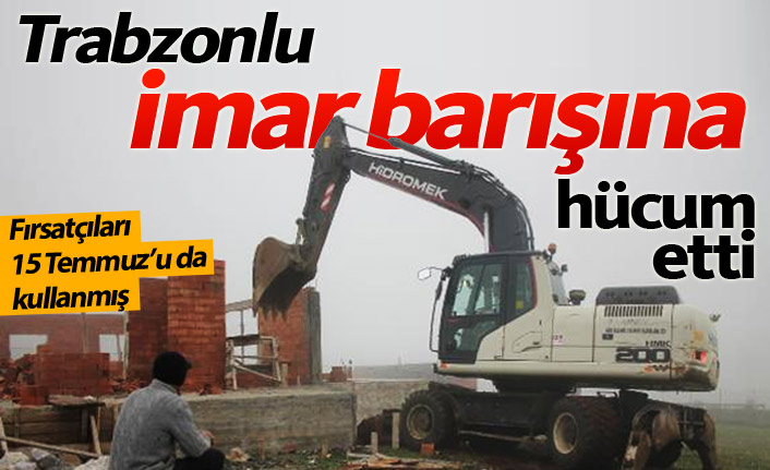Karadeniz'de imar barışına rekor başvuru