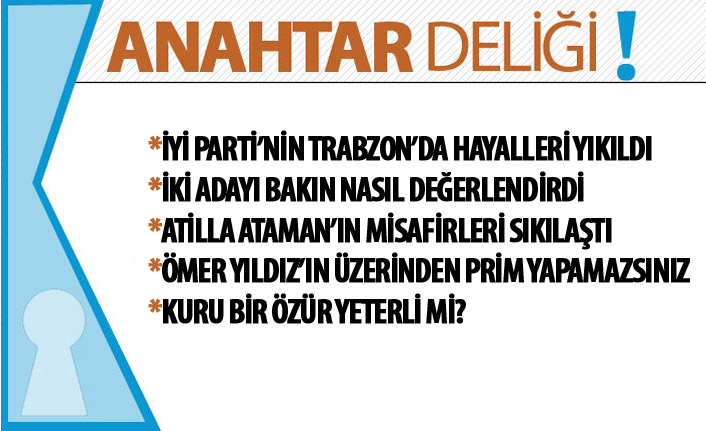 Anahtar Deliği 05.01.2019