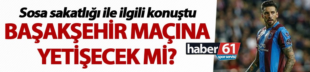 Sosa Sakatlığı ile ilgili konuştu – Tarih…