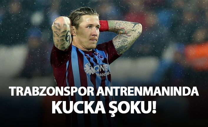 Trabzonspor antrenmanında 'Kucka' şoku!