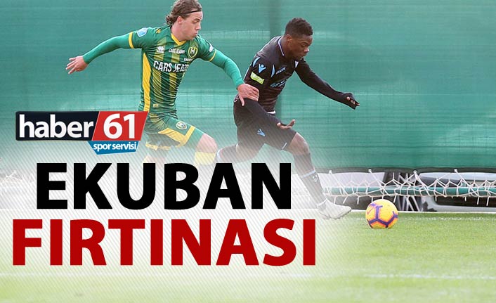Trabzonspor'da Ekuban fırtınası