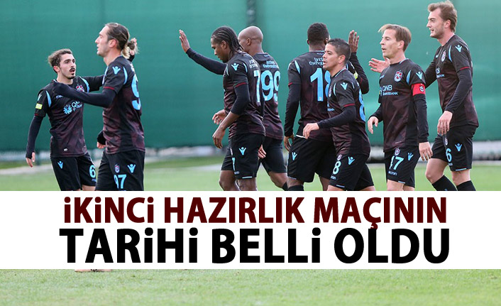 Trabzonspor hazırlık maçı programı belli oldu