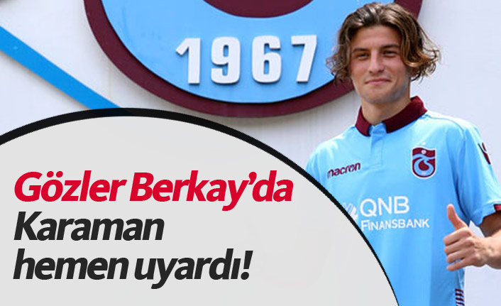 Trabzonspor'da Berkay Sefa dikkat çekti